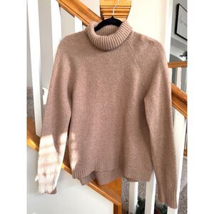 J. Crew Turtleneck Sweater in Supersoft Yarn Wool Alpaca Blend